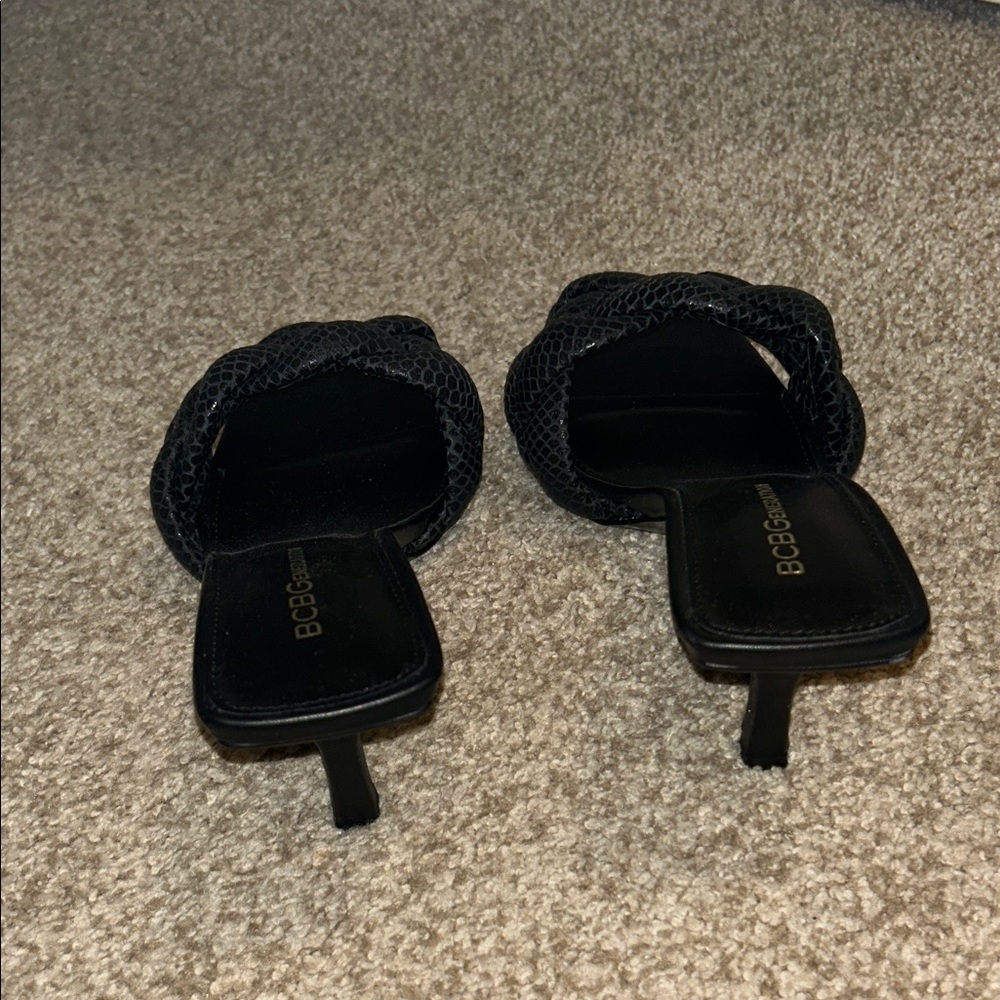 Bcbgeneration Black Braided Mules - image 2